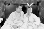 Laurel and Hardy poster. In Bed Poster 24 x 36 inches