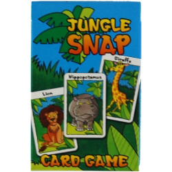 Children's card games. Jungle Snap