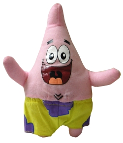 SpongeBob SquarePants soft toy. Patrick Happy Smiling 7 inch