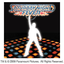 Saturday Night Fever single coaster.