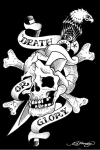 Ed Hardy poster. Death or Glory 61 x 91.5cm