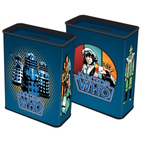 Dr Who money box tin. 