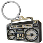 Ghettoblaster Boom Box keyring.