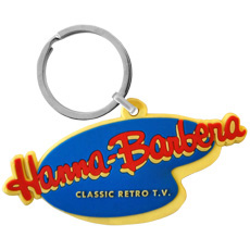 Hanna Barbera Keyring. Logo PVC Keyring