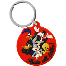 Looney Tunes Keyring. PVC Keyring