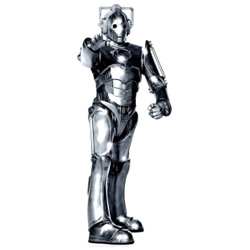 Dr Who cardboard cutout. Cyberman life size cardboard cutout