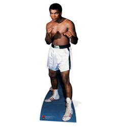 Muhammad Ali cardboard cutout. Life size cardboard cutout