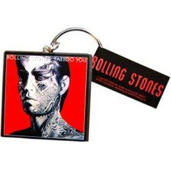 The Rolling Stones Metal Enamel Keyring - Tattoo You