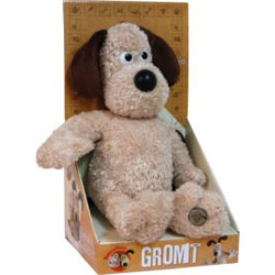 Wallace and Gromit soft toy. Gromit 12 inch - 30cm plush in display box