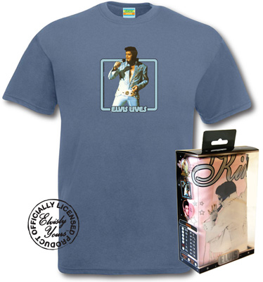 Elvis t-shirt. Lives
