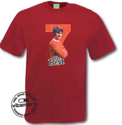 George Best t-shirt. Number 7