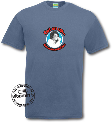 James Brown t-shirt. Get up Sex Machine