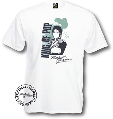 Michael Jackson t-shirt. King of Pop White Glove