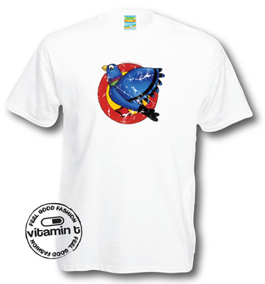 Pigeon Street Logo Vintage Distressed T-Shirt 