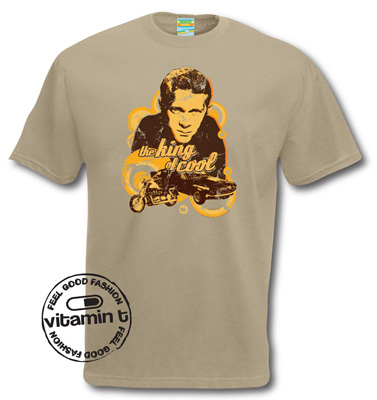 Steve McQueen King of Cool T-Shirt