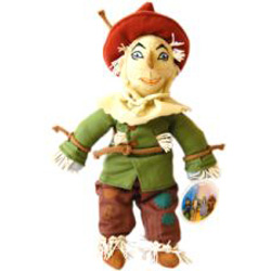Wizard of Oz soft toy.  Scarecrow 11 inch