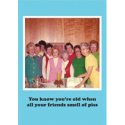 Greetings Card. Smell of Piss