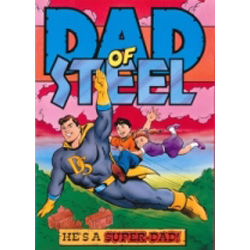 Greetings Card. Dad of Steel