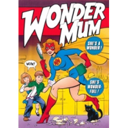 Greetings Card. Wonder Mum