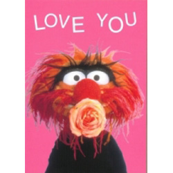 Muppets greetings card. Animal Love You