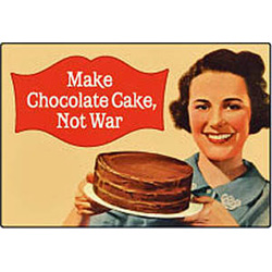 Coasters. Make Chocolate Cake Not War