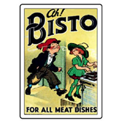Metal magnet. Ah Bisto