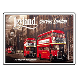 Metal magnet. London Bus