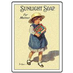 Metal magnet. Sunlight For Mummy