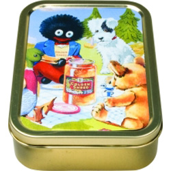 Novelty tin. Golden Shred Tobacco/Keepsake