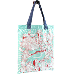 Hanna Barbera Bag. Collage of Characters Tote Shopper Bag