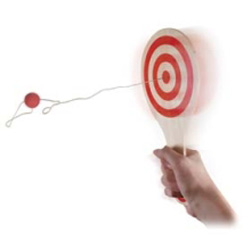 Toy. Wooden Paddle Ball