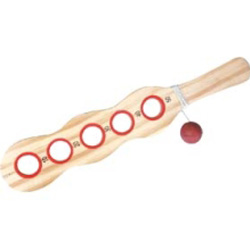 Toy. Wooden Paddle Game