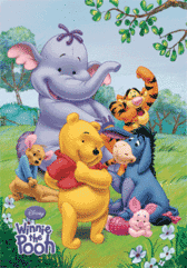 Winnie The Pooh poster. 3D Poster