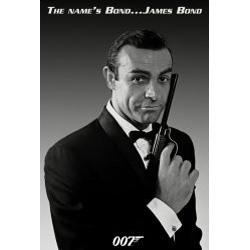 James Bond poster. The Name's Bond 61cm x 91.5cm