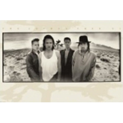 U2 poster. The Joshua Tree Desert