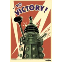 Doctor Who poster. Dalek To Victory 61 x 91.5cm