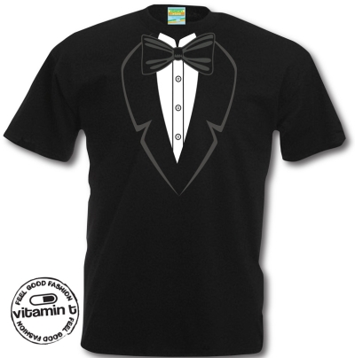 Tuxedo t-shirt. Fancy Dress