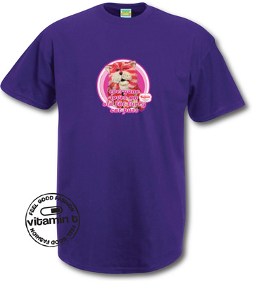 Bagpuss T-Shirt Fat Furry Cat-Puss