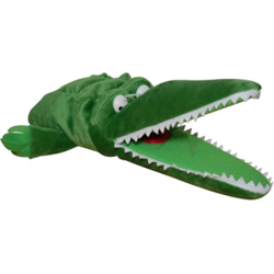 Enormous Crocodile soft toy. Hand Puppet 12 inch