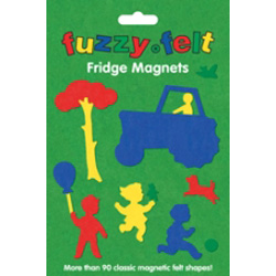 Fuzzy Felt Pack magnet.