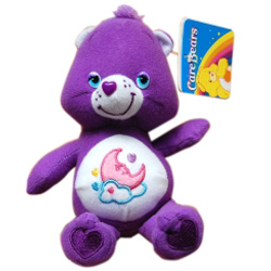Care Bears Soft Toy. Sweet Dreams Bear 7 Inch Plush Toy