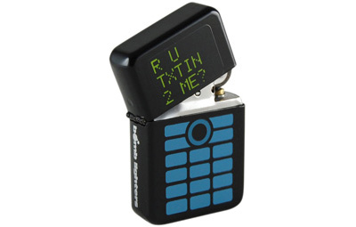 You texting me Lighter. Glossy Black
