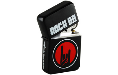 Rock On Lighter. Matte Black