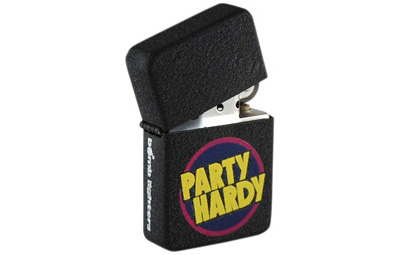Party Hardy Lighter. Crackle Black