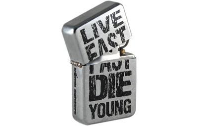 Live Fast Lighter. Street Chrome
