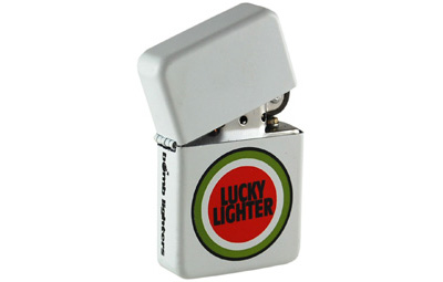 Lucky Lighter. Matte White