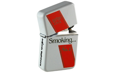 Smoking...its number 1 Lighter. Matte White