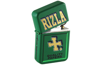 Rizla Lighter. Matte Green