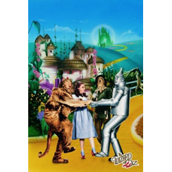 Wizard Of Oz poster. Yellow Brick Road