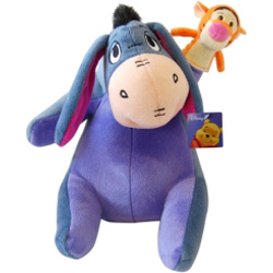 Eeyore with Tigger puppet Soft Toy 12inch